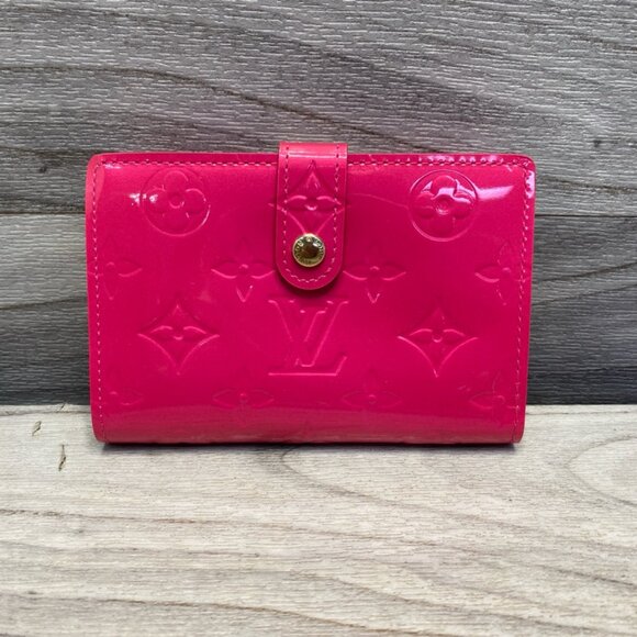 Louis Vuitton French Purse Wallet Monogram Vernis Rose Indien Authentic - Picture 2 of 7